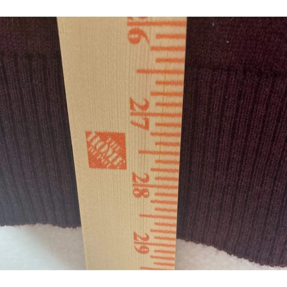 NWOT‎ APT 9 Mens XL Burgundy Merino Wool Blend V Neck Sweater Soft Lightweight